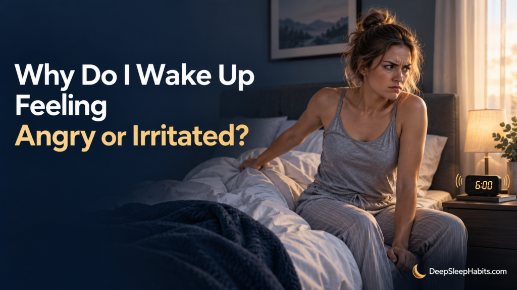 wake up feeling angry or irritated