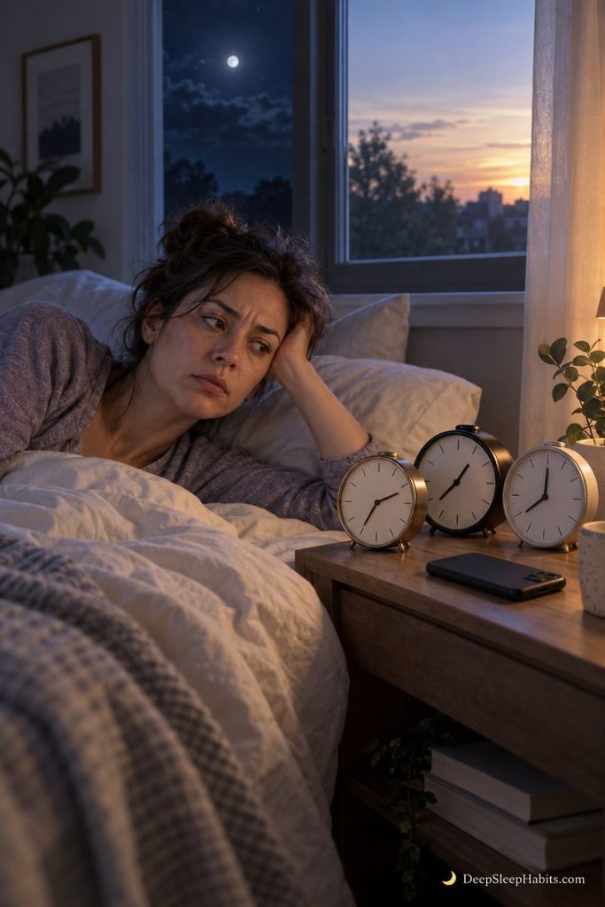 why do i keep waking up at night - an inconsistent sleep schedule may disrupt your body clock