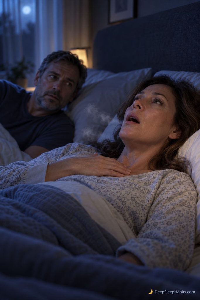 why do i keep waking up at night - sleep apnea or another breathing problem may disrupt your sleep
