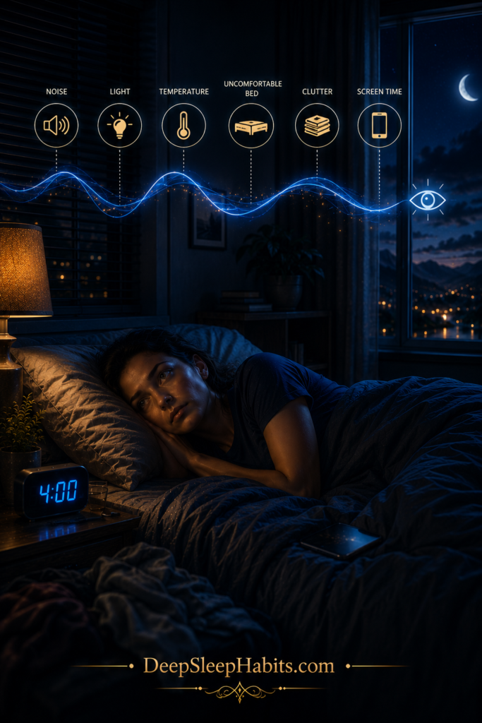 why do i wake up at 4AM - sleep environment is off