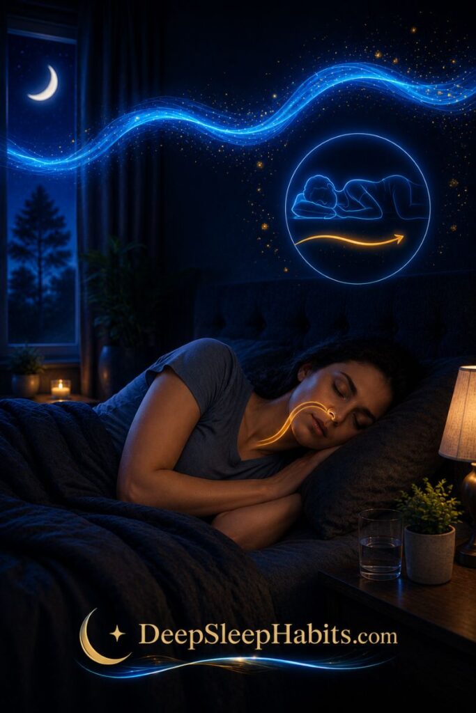 wake up gasping for breath - sleeping position