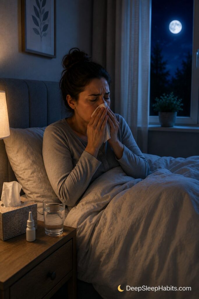 shortness of breathe at night - Nasal Congestion or Allergies Can Block Your Airway
