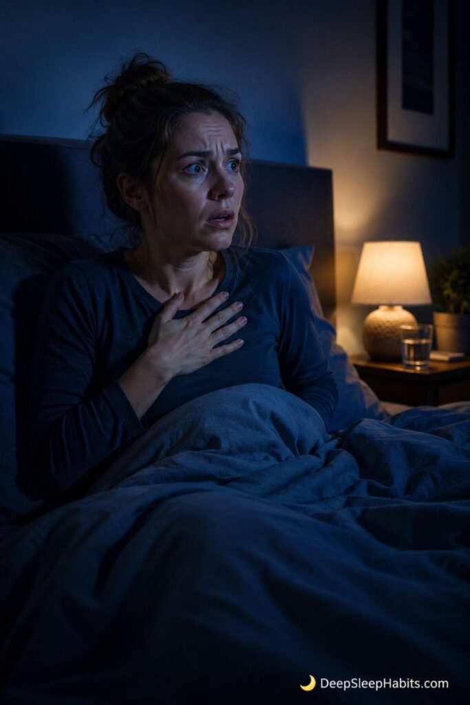 wake up with heart pounding - Your Nervous System Stayed in "Fight or Flight" Mode 