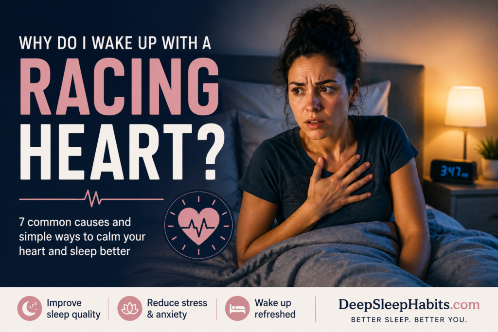 why do i wake up with a racing heart