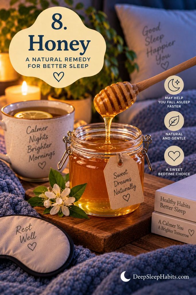 foods for sleep - honey