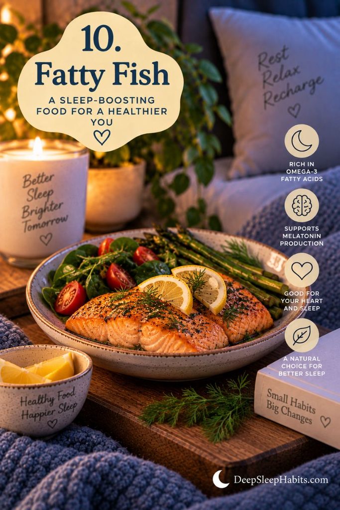 sleep better naturally - fatty fish