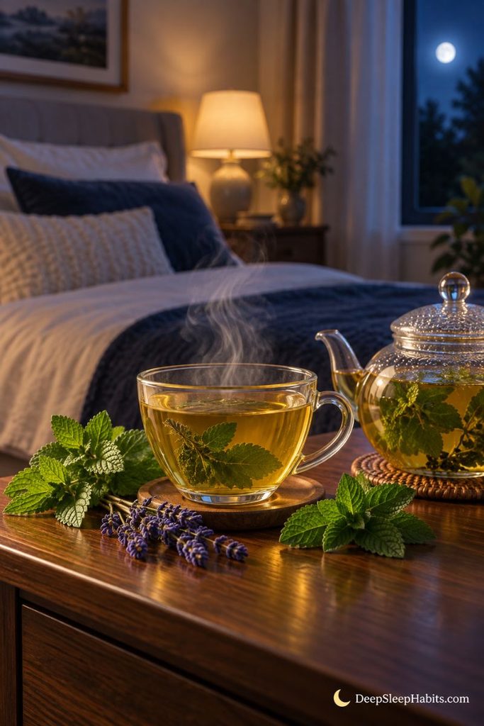 nighttime drinks for sleep - herbal tea