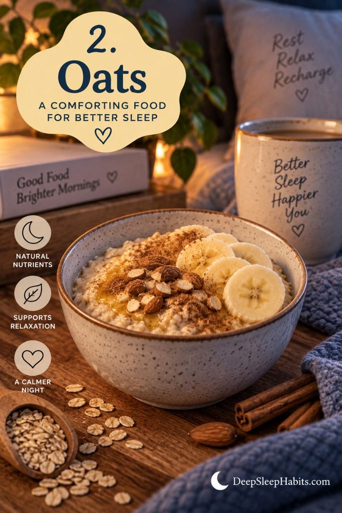 foods for sleep - Oats
