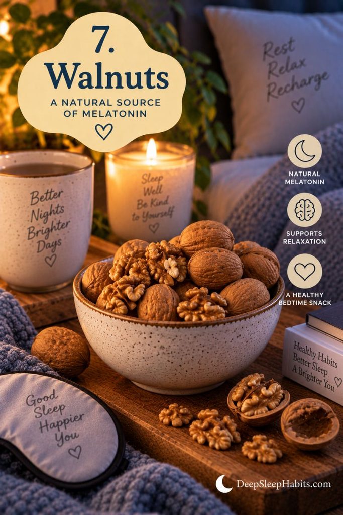 sleep better naturally - walnuts
