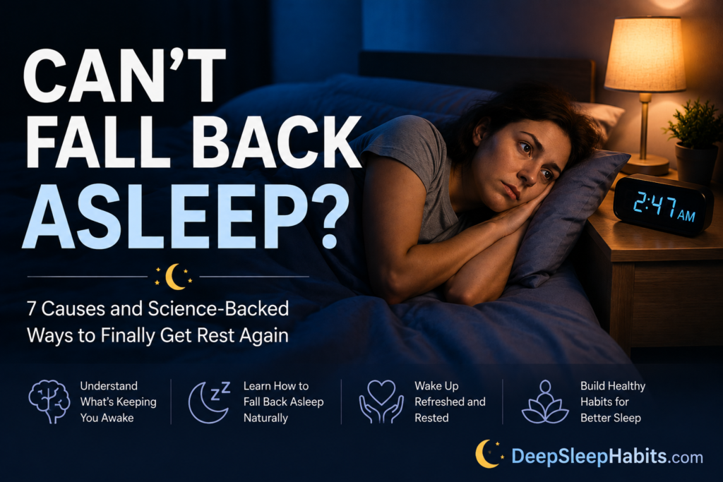 cant fall back asleep