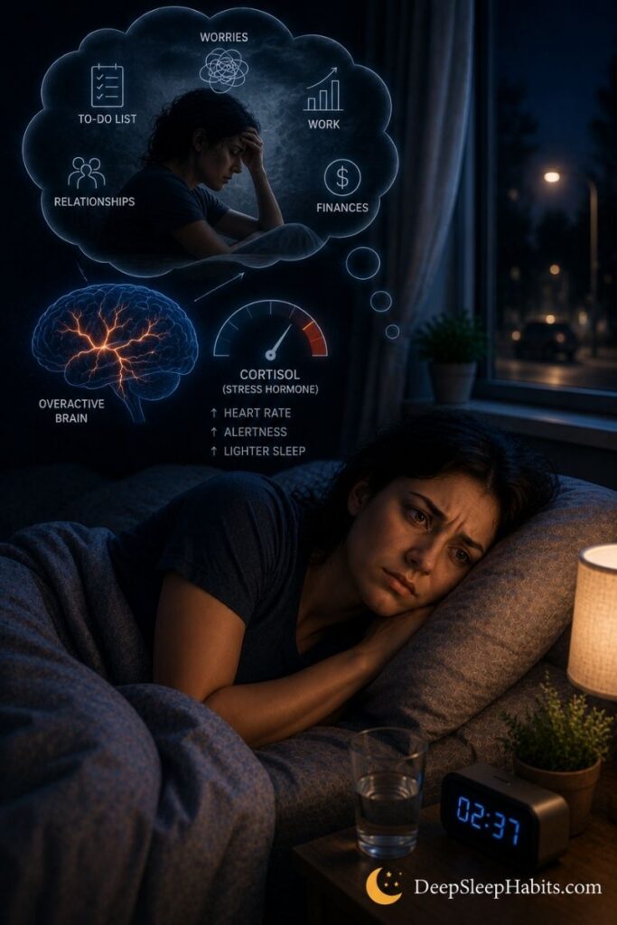 how to stop being a light sleeper - Stress and Anxiety Can Keep a Light Sleeper More Alert
