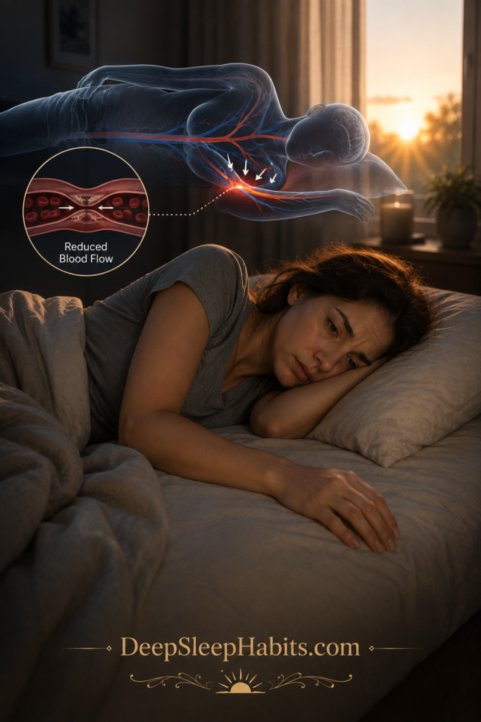 waking up weak - Your Sleeping Position May Be Reducing Blood Flow Overnight