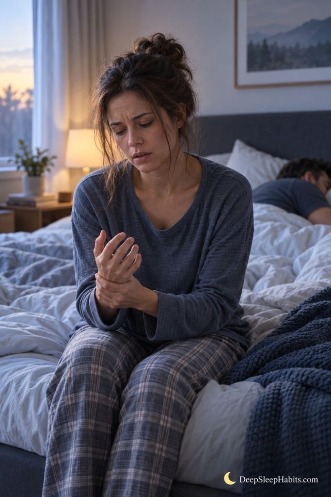 wake up shaky - poor sleep quality or a sleep disorder may be contributing 