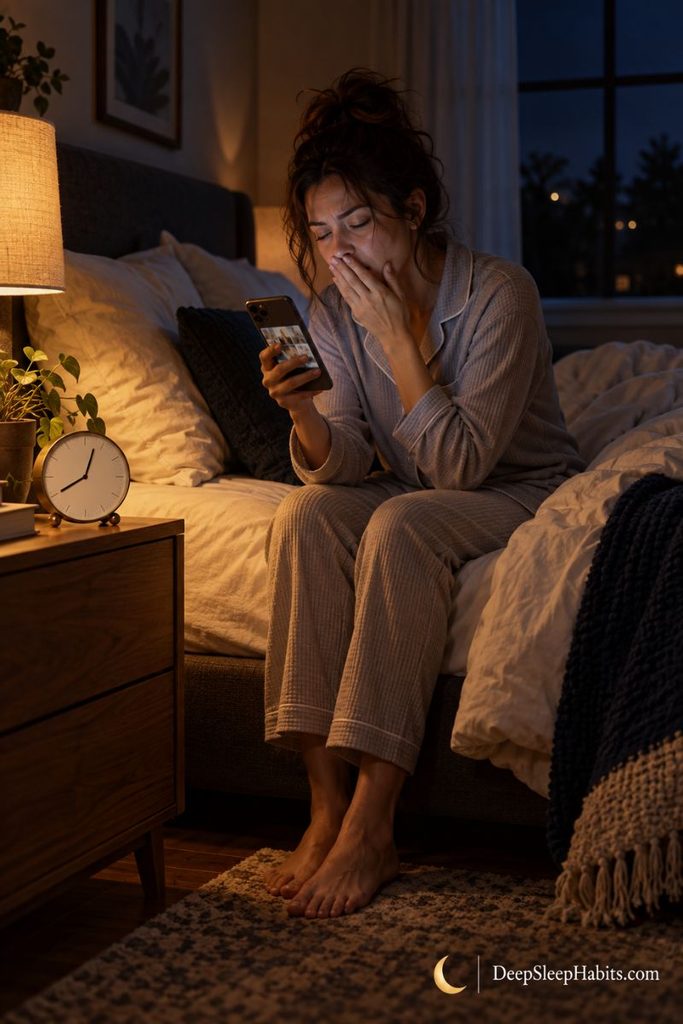 phone before bed
